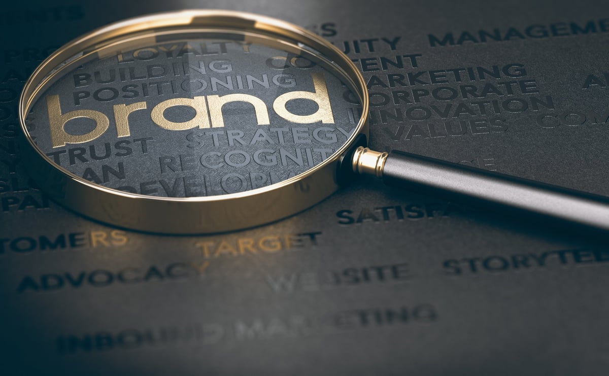 Brand marketing and management concept